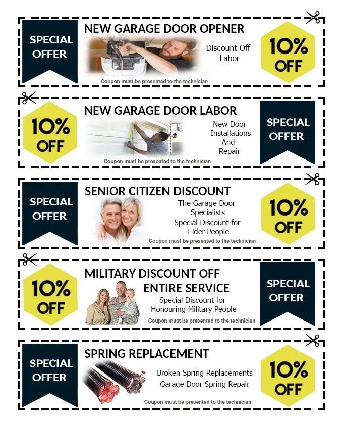 Garage Door & Opener Repairs Tustin, CA 714-941-5287 - coupons