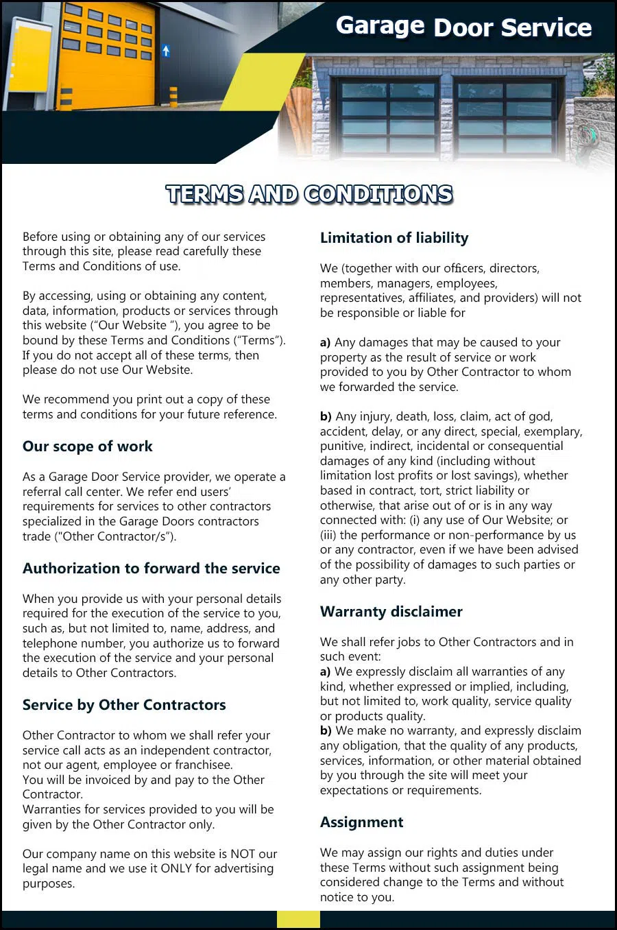 Garage Door & Opener Repairs Tustin, CA 714-941-5287